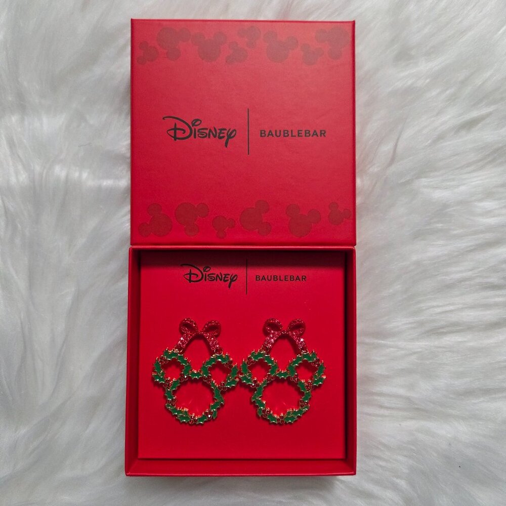 Disney x Baublebar Wreath Earrings